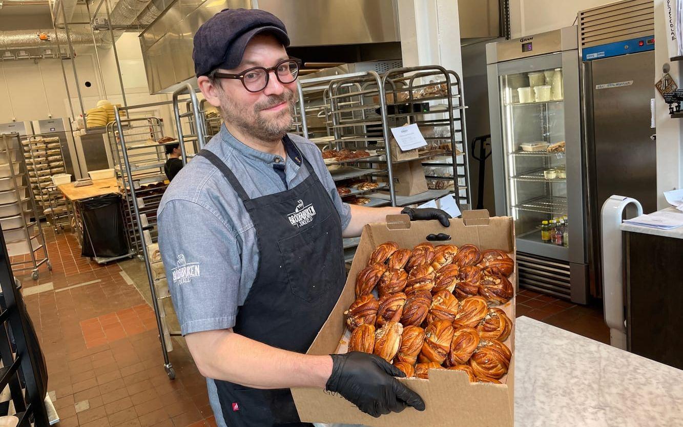 1000 bullar bakas i Brödfabriken i Jonsered på kanelbullens dag.